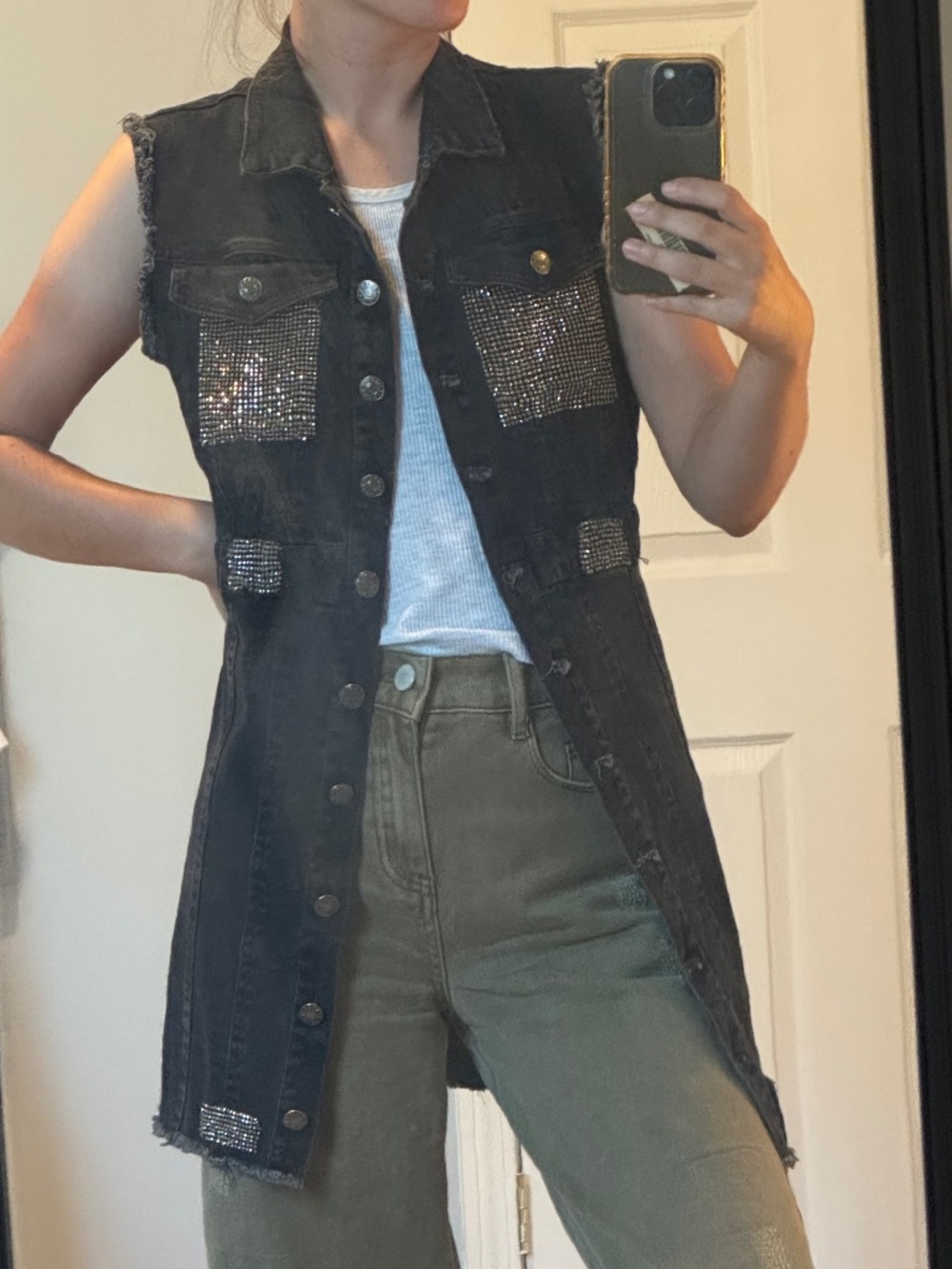 BOSS Denim Vest/Dress